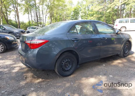 2015 Toyota Corolla Le из США, поврежденный, VIN 2T1BURHE3FC355969